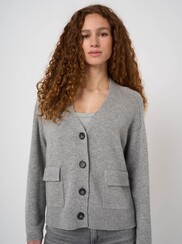CASHMERE BLEND CARDIGAN