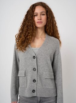 CASHMERE BLEND CARDIGAN