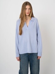 CASHMERE BLEND PULLOVER