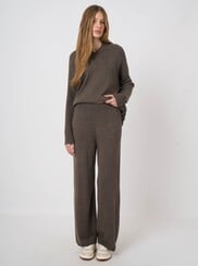PANTALON EN LAINE DE MÉRINO