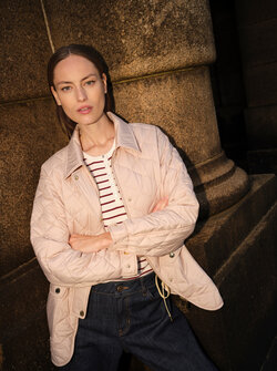 MMALIZ CALIZ STRIPE SS KNIT