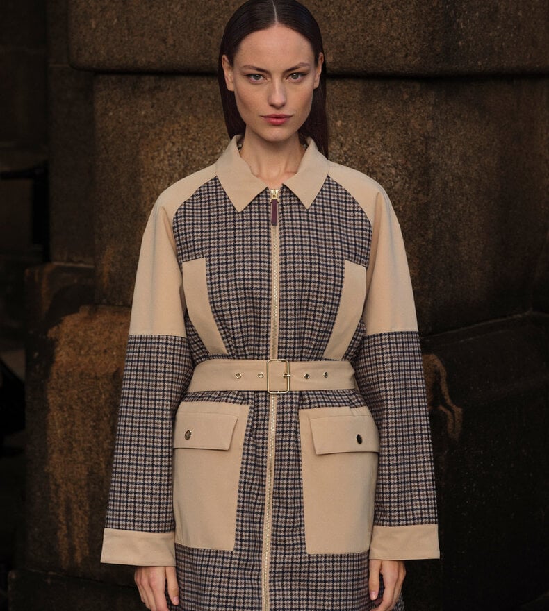 MMALINE LILLY CHECK JACKET