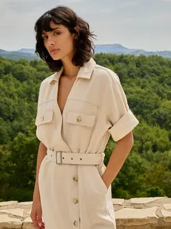 DRESS WITH BELT