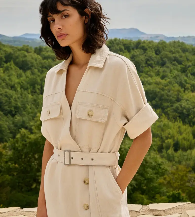 DRESS WITH BELT