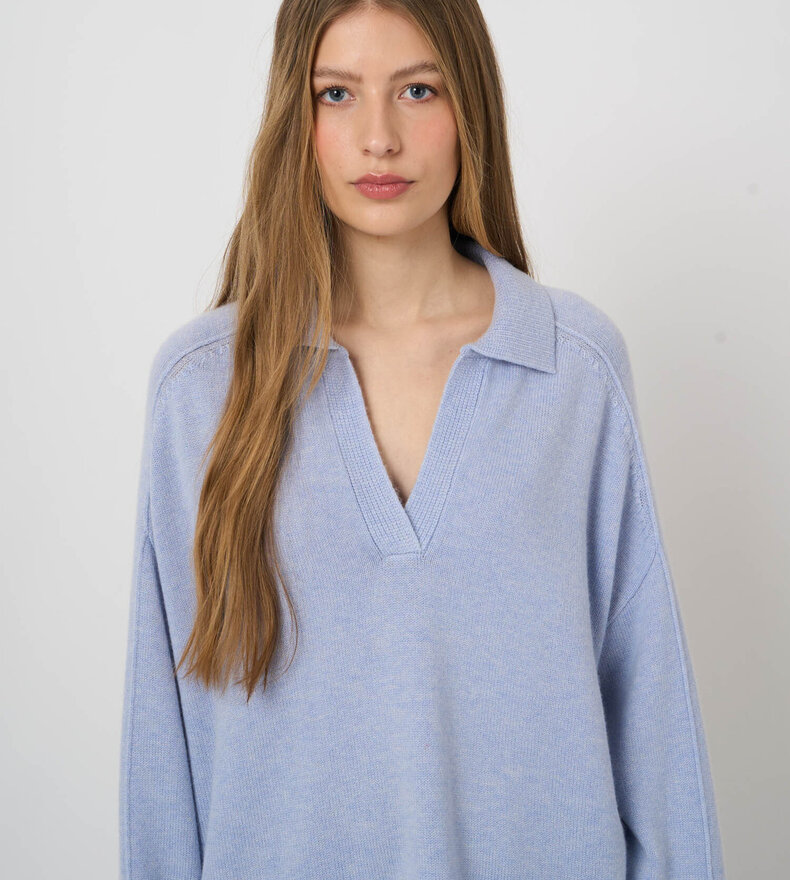 CASHMERE BLEND PULLOVER