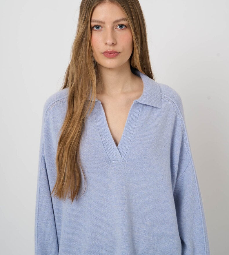 PULL EN MÉLANGE DE CACHEMIRE