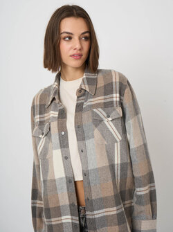 CHECK SHIRT JACKET