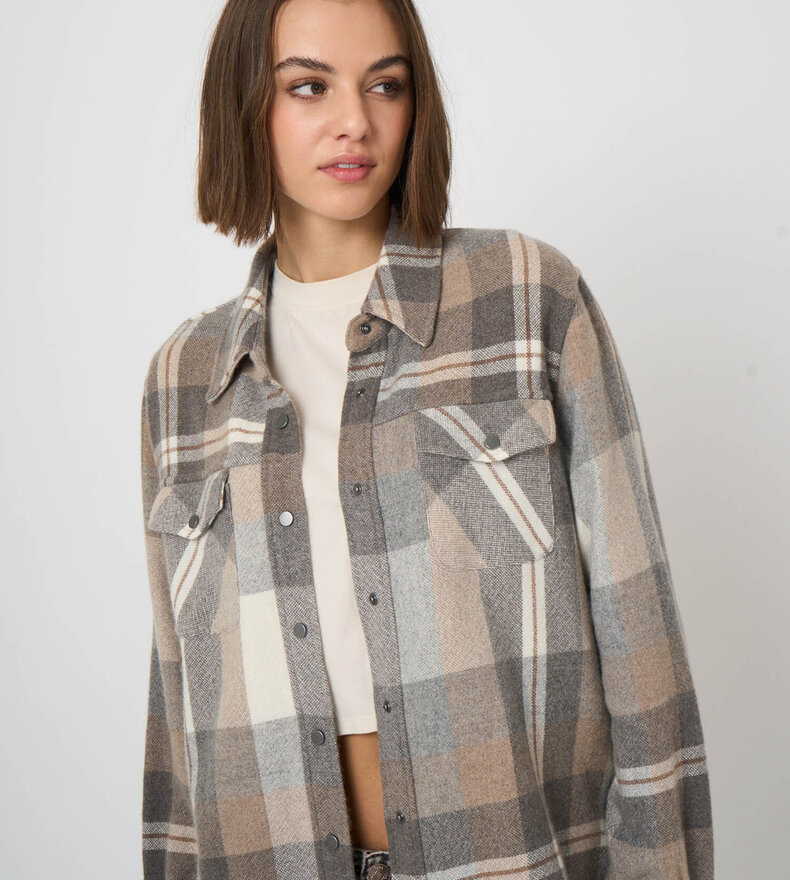 CHECK SHIRT JACKET