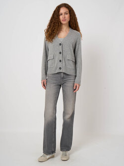 CARDIGAN EN MÉLANGE DE CACHEMIRE