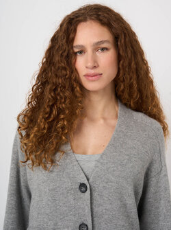 CARDIGAN EN MÉLANGE DE CACHEMIRE