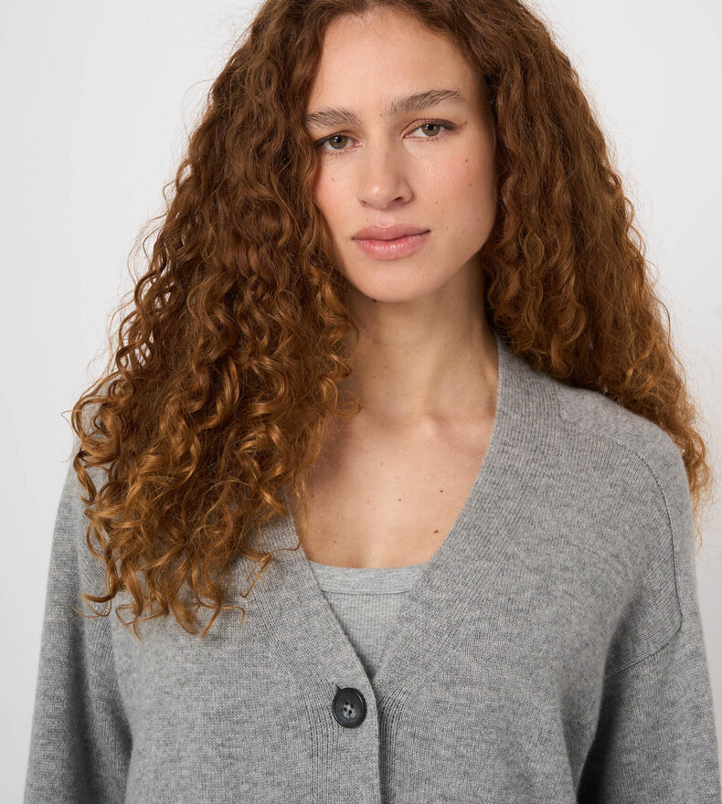 CASHMERE BLEND CARDIGAN