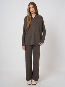 PANTALON EN LAINE DE MÉRINO