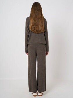 PANTALON EN LAINE DE MÉRINO