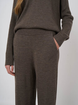 PANTALON EN LAINE DE MÉRINO