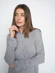 MMMATTIE FLIP STRIPE SHIRT