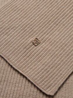 MMTOVA WOOL RIB SCARF