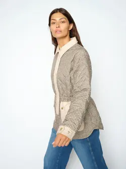 MMANNA RYE CHECK JACKET