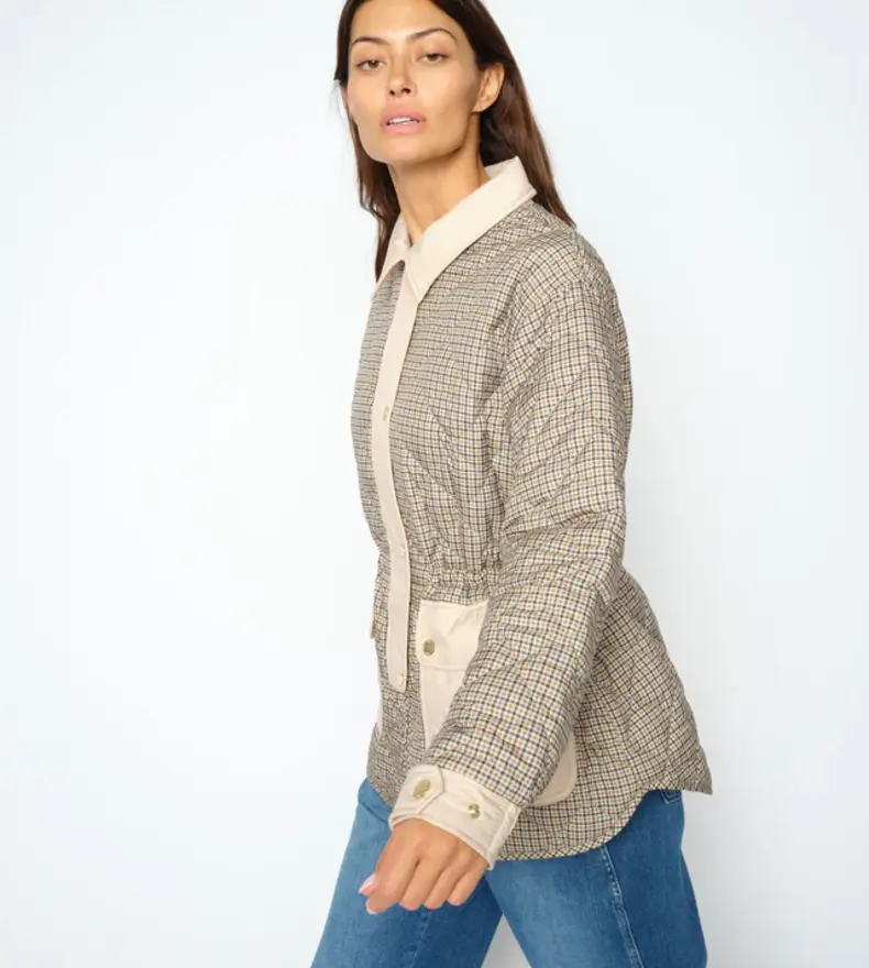 MMANNA RYE CHECK JACKET