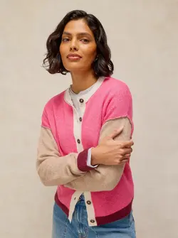 SANSA COLOURBLOCK CARDI