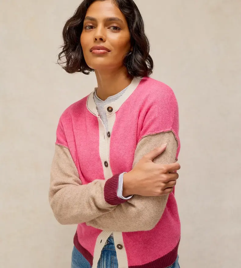 SANSA COLOURBLOCK CARDI