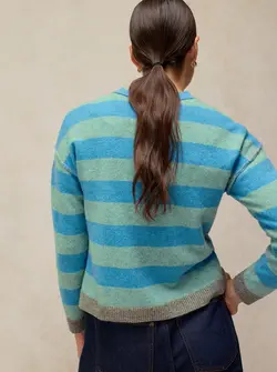 CARDIGAN RAYÉ SANSA