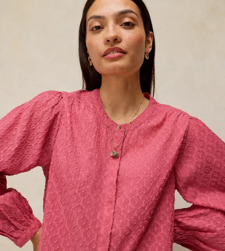 LANA JAQUARD TOP