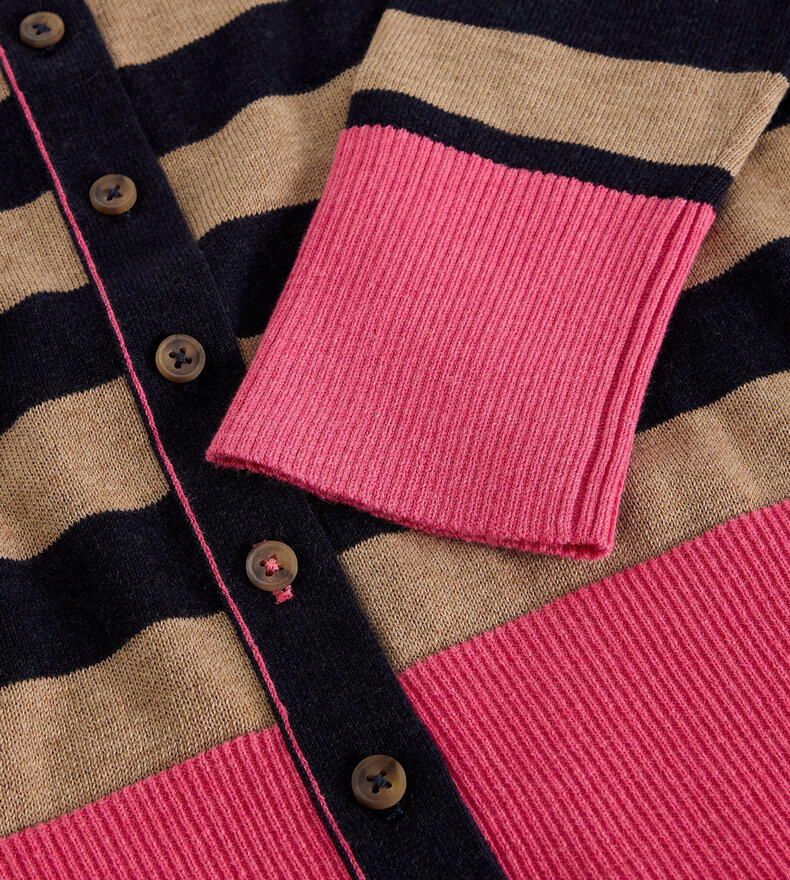LOIS STRIPE CARDI