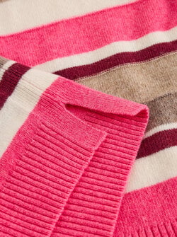 SANSA V NECK STRIPE SWEATER