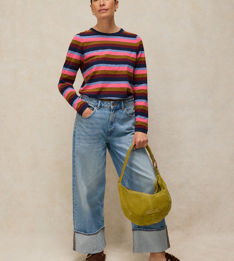 CLARA STRIPE LS TEE
