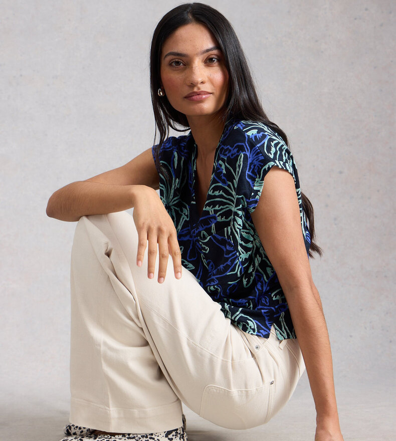 TIA WIDE LEG JEANS