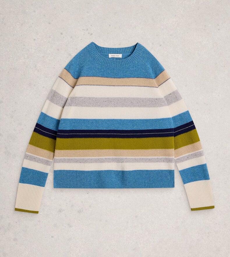 PULL CACHEMIRE RAYÉ