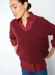 MMTHORA V-NECK KNIT