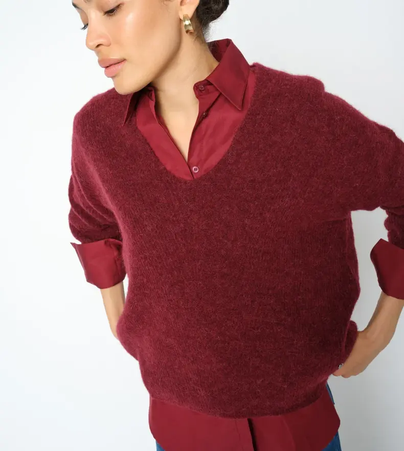 MMTHORA V-NECK KNIT
