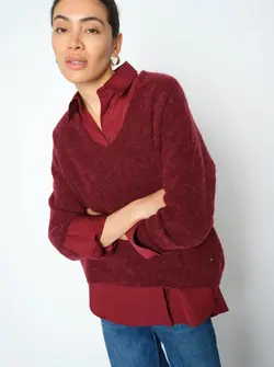 MMTHORA V-NECK KNIT