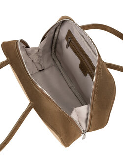 SUEDE BOWLING BAG