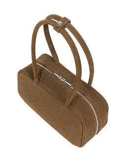 SUEDE BOWLING BAG