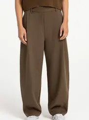 WOVEN BARREL TROUSER