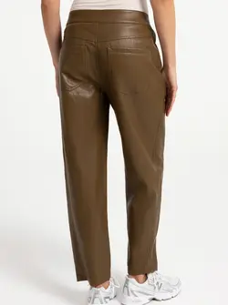 FAUX LEATHER TROUSER