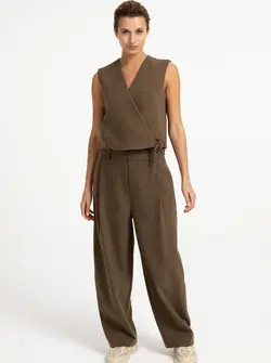 WOVEN GILET