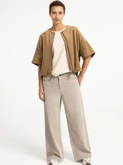 SHORTSLEEVE SUEDINE JACKET