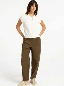 SLEEVELESS POLO SWEATSHIRT