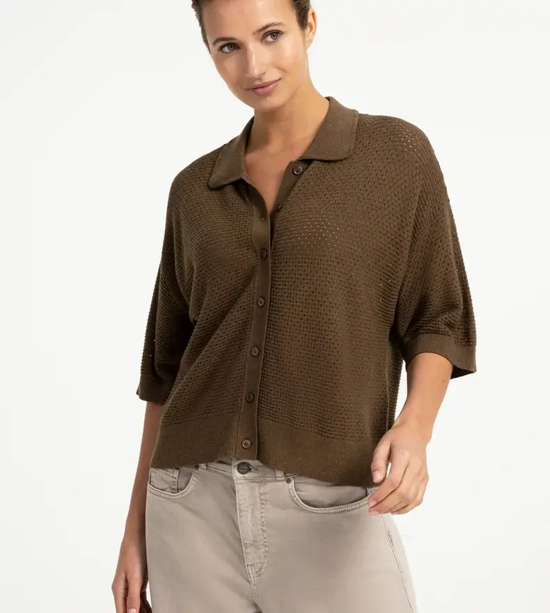 SHORT SLEEVE CARDIGAN