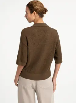 CARDIGAN À MANCHES COURTES