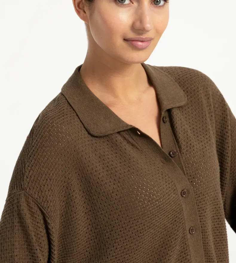 SHORT SLEEVE CARDIGAN