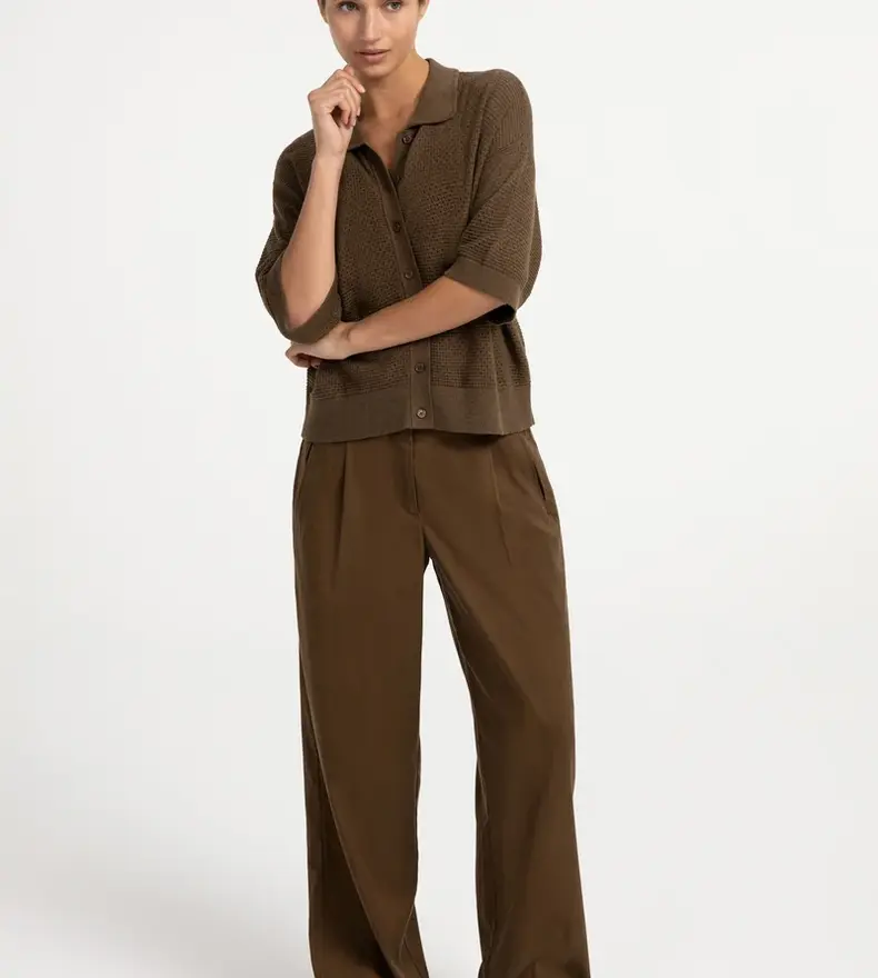 SHORT SLEEVE CARDIGAN