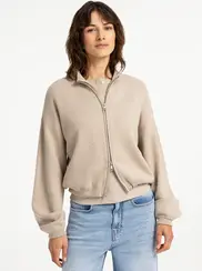 ZIP UP CARDIGAN