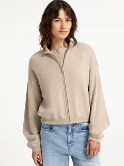 ZIP UP CARDIGAN