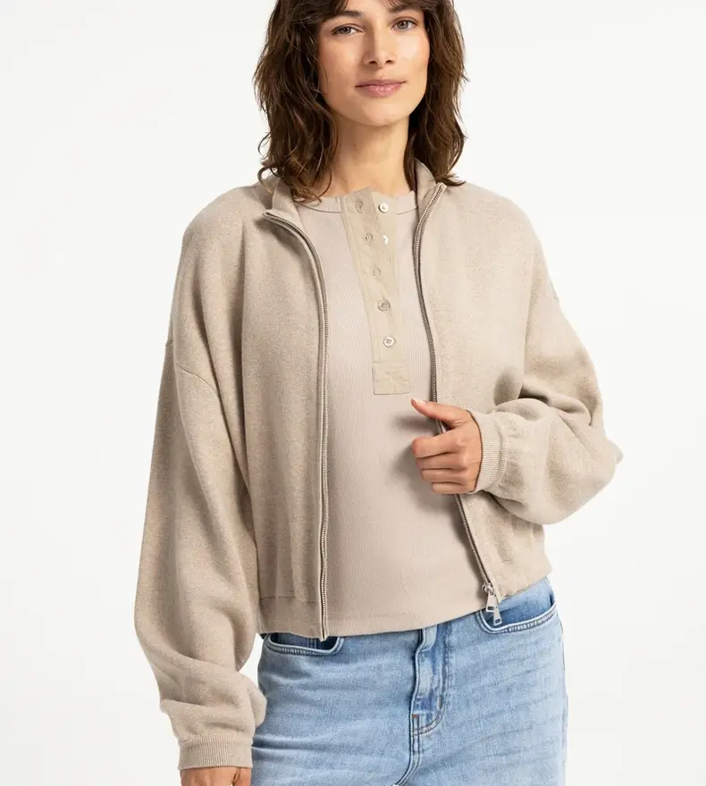 ZIP UP CARDIGAN