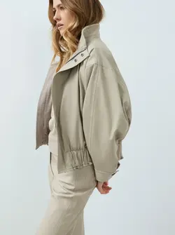 WOVEN OVERSIZE JACKET