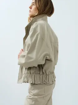 WOVEN OVERSIZE JACKET